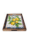 Aberto Design Holz Rechteckig Serviertablett 48x38x4cm 799EVL1144 1Stück