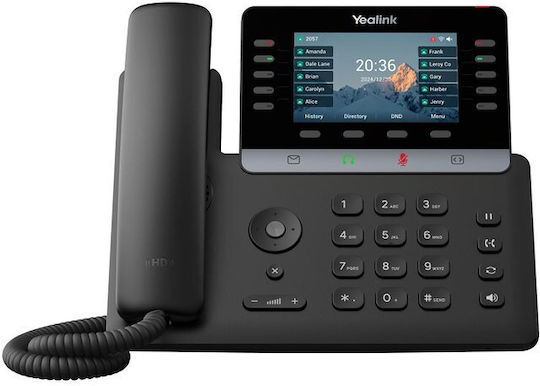 Yealink Sip-t74u Ενσύρματο Τηλέφωνο IP Μαύρο