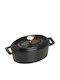Staub Γάστρα Οβάλ Μαντεμένια 15x10cm