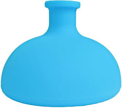 Therapeutic Spit Device Flippy Chest Therapy Cup Burping Device Infants Children 7.5 X 6 Cm Silicone Blue