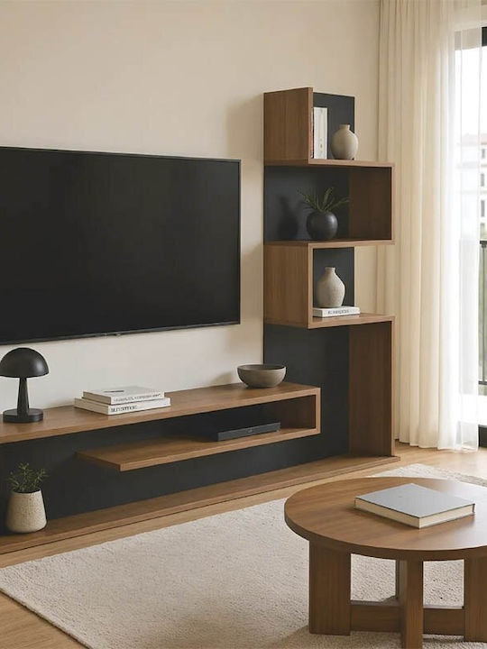 Телевизионни Мебели Cazenda Oak Сив М160xД29xВ1...