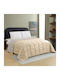 Melinen Пухено Куинсайз с Пълнеж Hollowfiber 220x240бр Brooklyn Beige/silver 300 г/м²Gsm 9 togs Togs