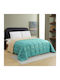Melinen Пухено Единично с Пълнеж Microfiber 160x220бр Brooklyn Petrol/beige 300 г/м²Gsm 9 togs Togs