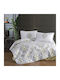 Pucioasa Module Cuvertură Extra-dublu Bumbac Verde 240x260cm 3buc