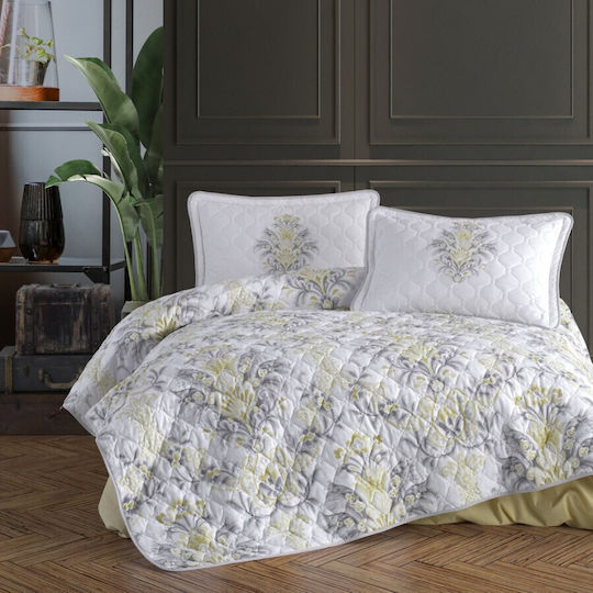 Pucioasa Κουβερλί Σετ Υπέρδιπλο Πράσινο 240x260cm 3τμχ
