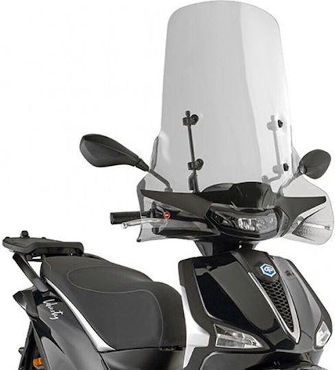 Kappa Moto Transparentes Visier Motorrad für Piaggio Freiheit MA0016571
