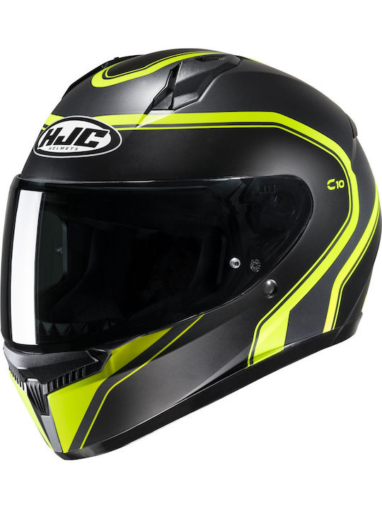 HJC C10 Elie Yellow Κράνος Μηχανής Full Face EC...