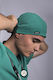 Numascrubs Men's Green Surgical Cap
