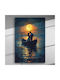 Romantischer Vollmond – Gemälde auf Segeltuch 67 x 45cm