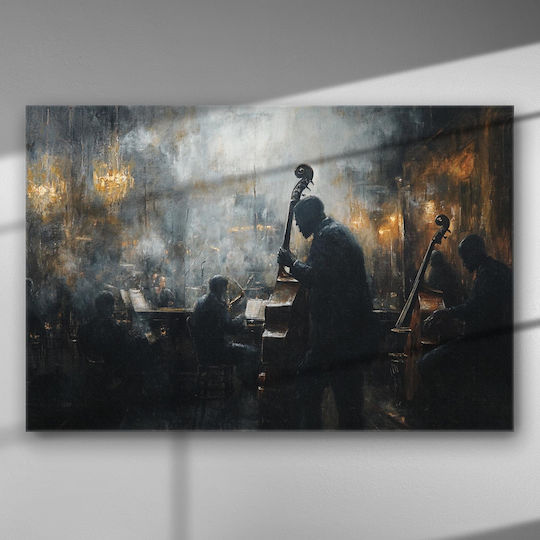 Μαγεία Τζαζ Σκηνής Πίνακας Καμβά-100 X 67cm