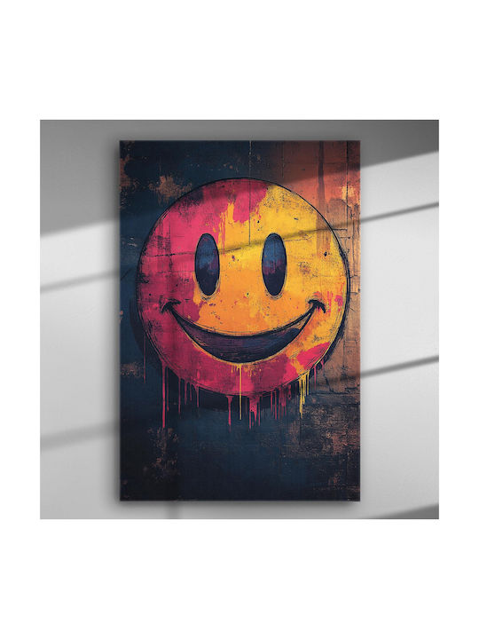 Smiling Graffiti Portrait – Canvas Painting 150 X 100cm