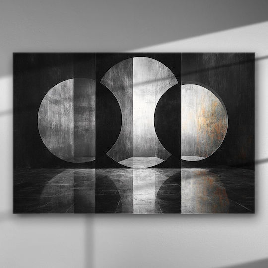 Γεωμετρικές Σιλουέτες – Πίνακας Καμβά-150 X 100cm