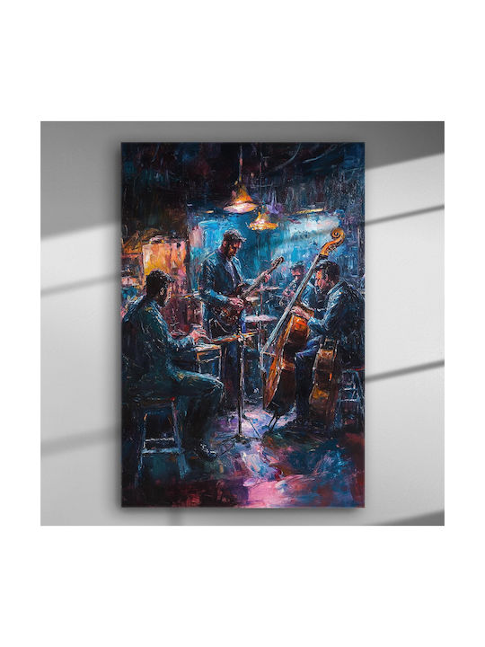 Μουσική Βραδιά Jazz – Πίνακας Καμβά-100 X 67cm