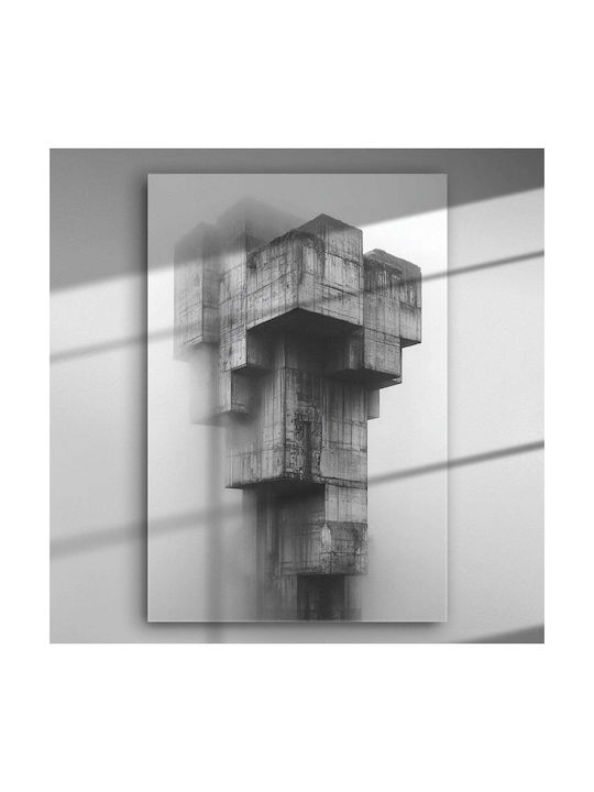 Enigmatic Industrial Structure – Canvas Painting 100 X 67cm