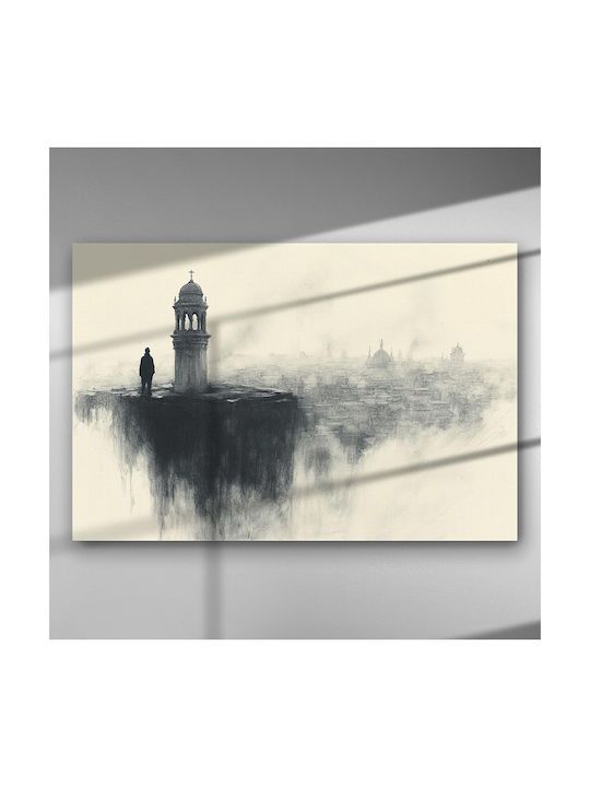 Dark City View – Canvas Painting 67 X 45cm