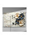 Soft Blossoms Embossed Background – Canvas Painting 100 X 67cm