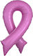 Μπαλόνι Φοιλ Σχήμα Pink Ribbon «σύμβολο Κατά Του Καρκίνου Του Μαστού» 51 X 91 Εκ