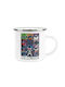 Koupakoupa Halloween Becher Metallisch Weiß 360ml