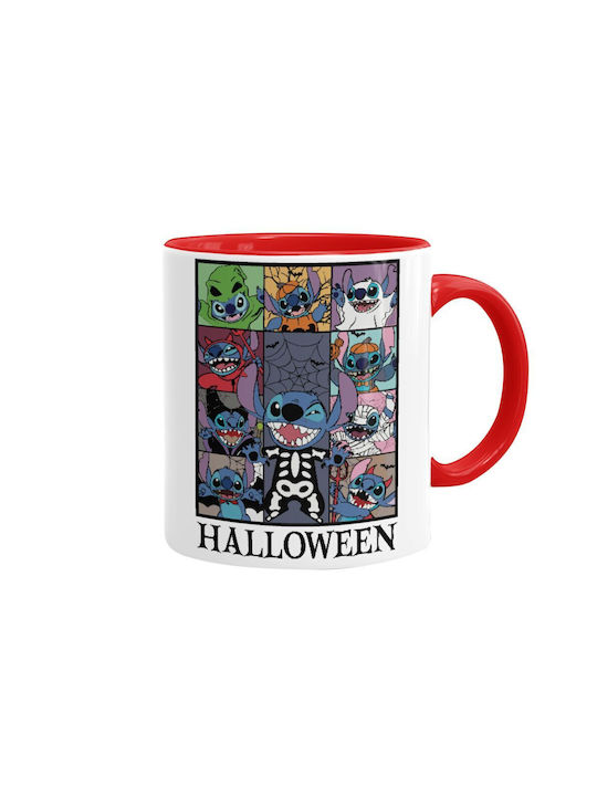 Koupakoupa Halloween Becher Keramik Rot 330ml