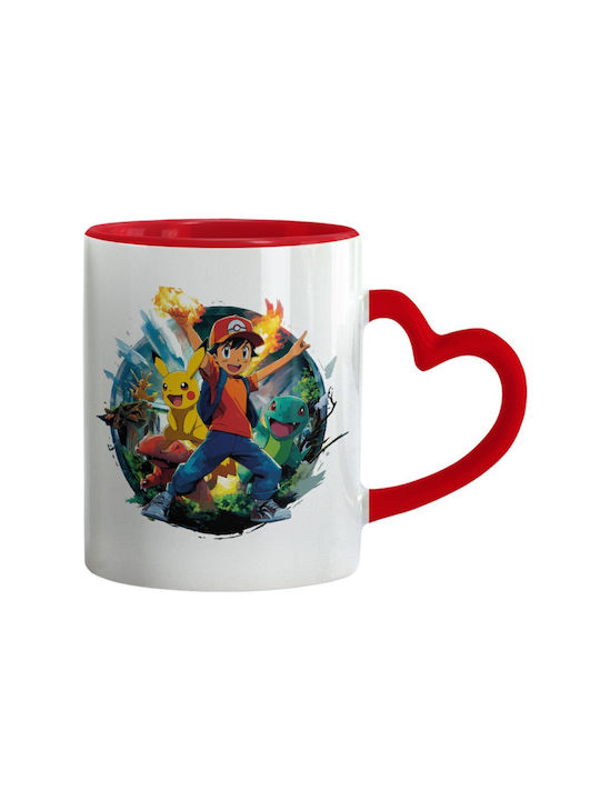 Koupakoupa Ash Ketchum & Pikachu Becher Keramik...