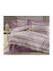 MayHome Sheet Sets Double with Elastic 140x200+25cm. Geometric 4pcs
