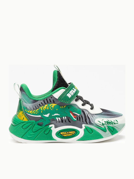 Παιδικά Sneakers με Φωτάκια Πράσινα