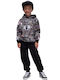 Kids Sweatpants Set Black 2pcs