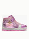 Kids Sneakers High with Scratch Fuchsia