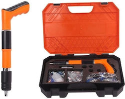 Rivet Gun Fixing Nails Bolts In Concrete Wood Iron Wall Ceiling Floor 50 Nails Included Orange