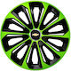 Set Capace De Roți Auto 15" Compatibilitate Chevrolet 4 Bucăți Verzi