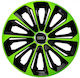 Auto Radkappen Set 4Stück 15" Grün/Grün