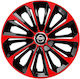 Set Capace De Roți Auto 14" 4 Bucăți Roșii