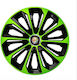 Set 4 Extra Strong Green R16 Wheel Covers Alfa Romeo Cars