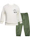 Kids' Set with Pants Winter 2pcs Khaki
