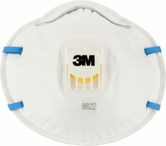 3M Protective Mask FFP2 with Valve White S7929755 3pcs