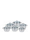 Maestro Stainless Steel Pots Set 6 Pieces