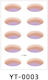 5 Sheets Pack Waterproof Eye Shadow Tattoo Stickers Temporary Cosmetic Eye Stickers Party Halloween Cosplay Yt-0003