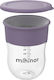 Mininor Παιδικό Ποτηράκι από Πλαστικό Λιλά 220ml
