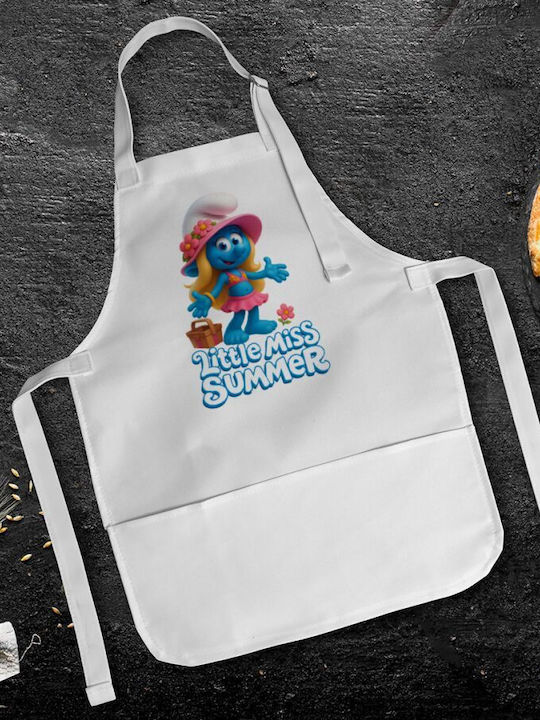 Koupakoupa The Smurfs Kids Apron White 22x40cm