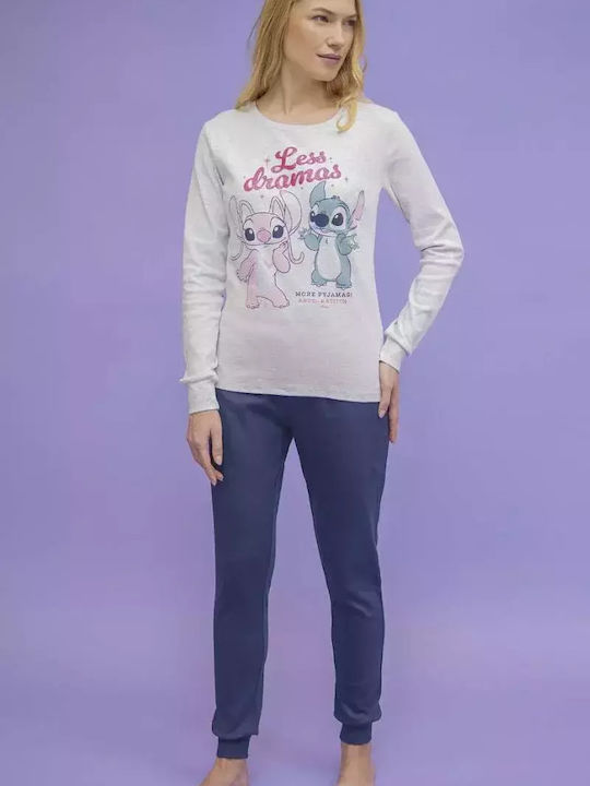 Sabor Pijama pentru copii Din bumbac Grey
