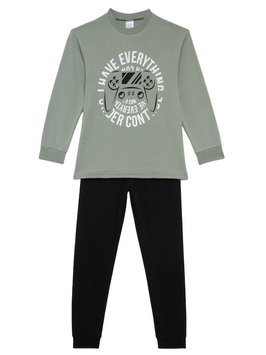 Pretty Baby Kinder Schlafanzug Khaki, Black Pretty Baby Kinder Schlafanzug Khaki, Black