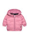 Kids Quilted Jacket with Hood Pink