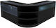 Harmonia Led Reception Desk Set B1500 C1500 & Lm60 Black