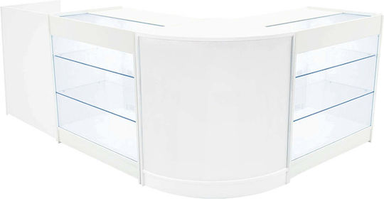 Aries Led Shop Counter Set Cm60 Tb60 & 2 X K900 Weiß