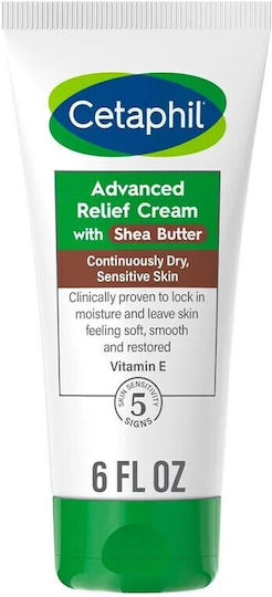 Cremă de Corp Cetaphil Advanced Relief Hidratare Intensă Piele Foarte Uscată Unt de Shea 170g