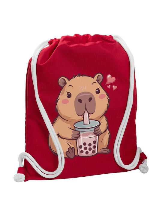 Koupakoupa Capybara Bubble Tea Kids Bag Backpac...