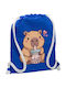 Koupakoupa Capybara Bubble Tea Kids Bag Backpack Blue 48cmx40cmcm