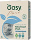Oasy Άμμος Γάτας Μπετονίτης χωρίς Άρωμα 10lt