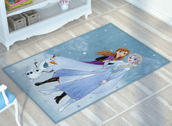 Tac Παιδικό Χαλί Frozen Μπλε 80x120cm