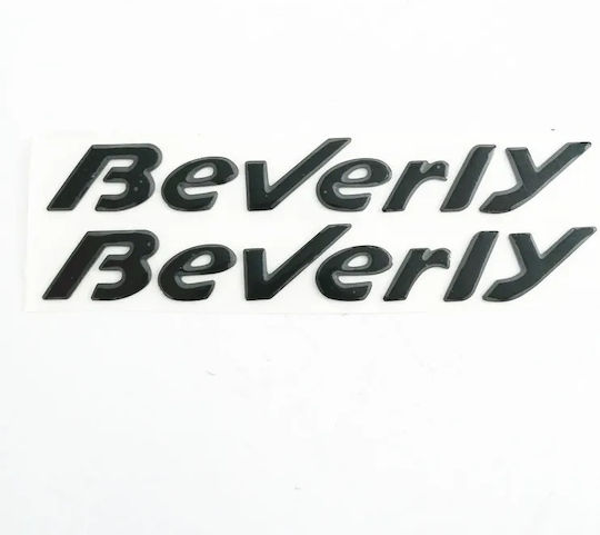 Autocolante Beverly Reliefe Smalto Negru Lucios